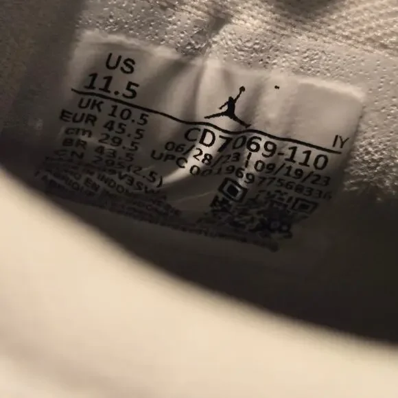 Air Jordan Legacy 312 Low Men's Size 11.5 CD7069-110 - Picture 6 of 8